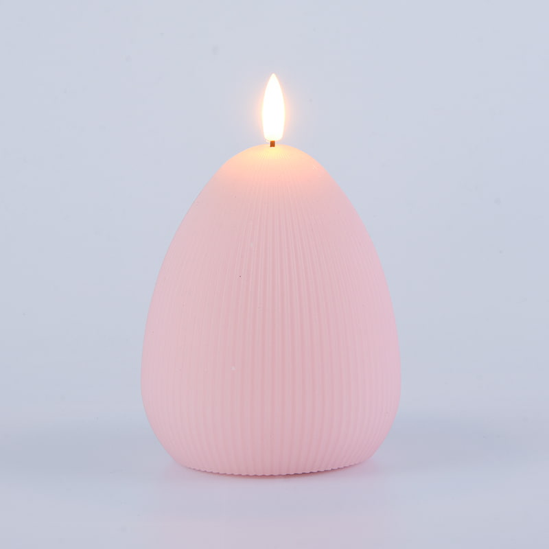 エッグLED タイマー付き電池式キャンドル