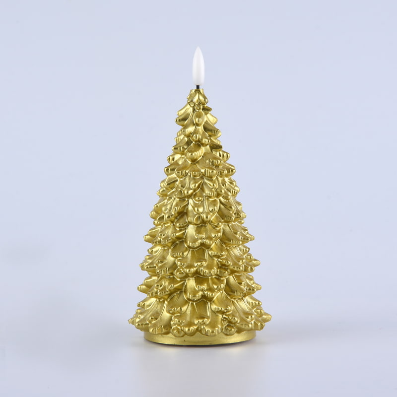 キラキラクリスマスツリーホリデーLEDキャンドル